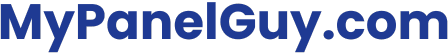MyPanelGuy.com logo in blue text